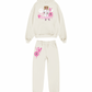 Miss Runway Doll Hooded Tracksuit Cream/Pink