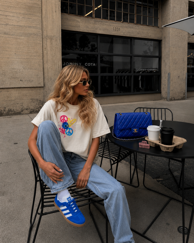 Neon Peace, Evil Eye, Hearts T-shirt