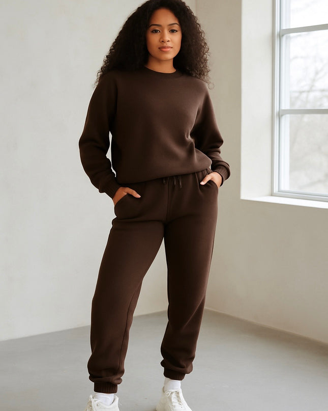 Chocolate Sweatshirt Tracksuit