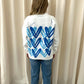 Royal Blue Heart Sweatshirt