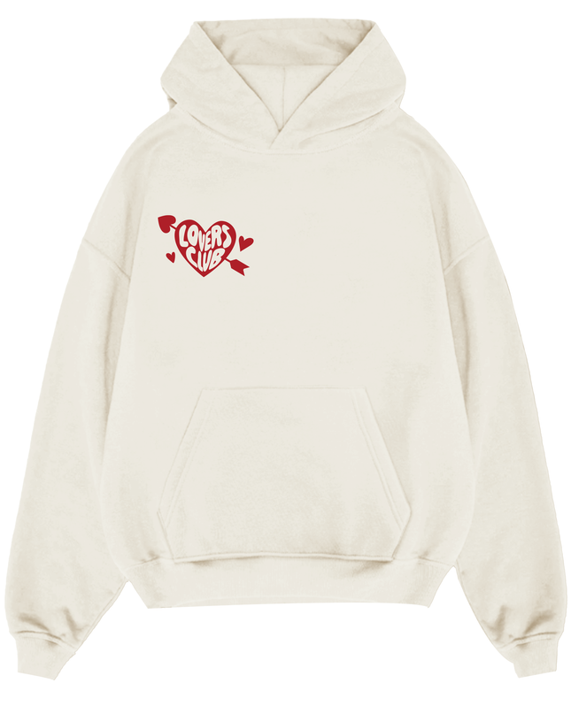 Miss Runway Lovers Club Hoodie Ecru