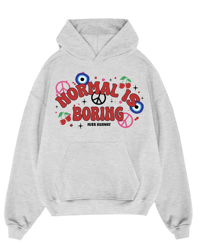Normal Is Boring Hoodie Adults