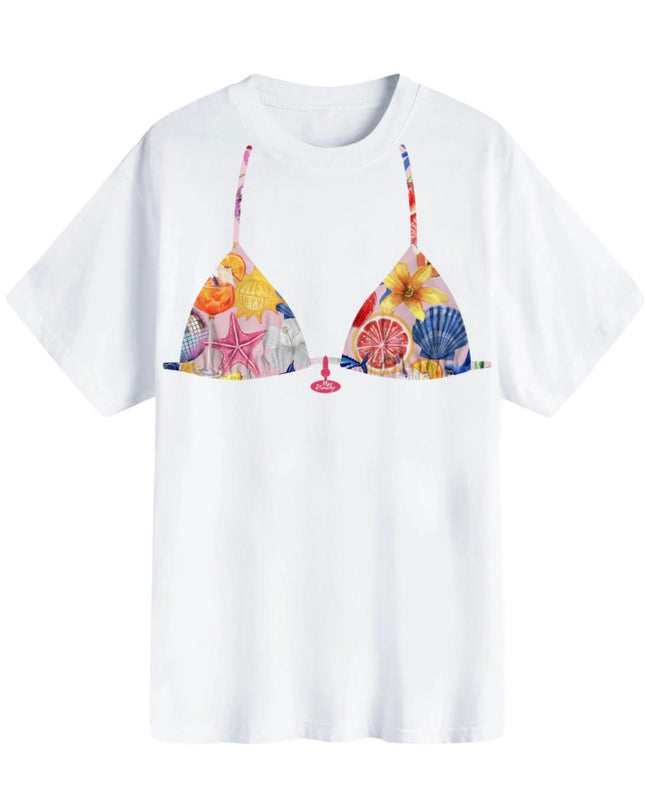 Summer Bikini Printed T-shirt Adult