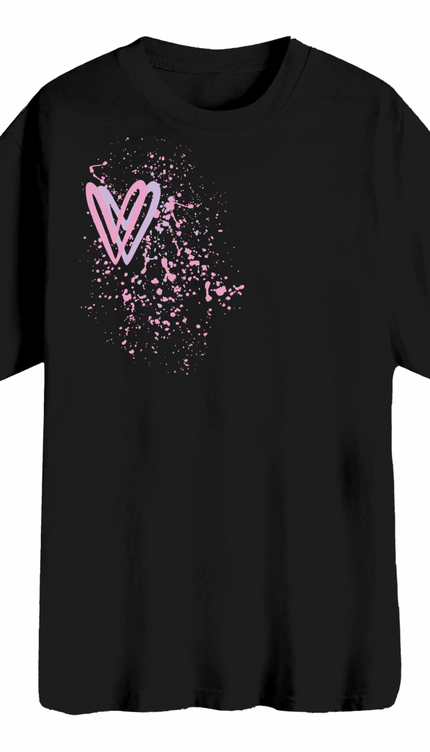 Pastel Heart Printed T-shirt – image 8