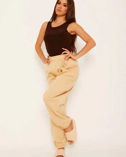 Basic Essentials Beige Joggers