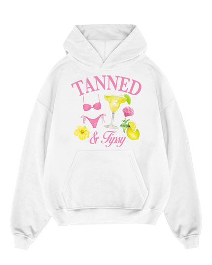 Tanned & Tipsy Hoodie Adults