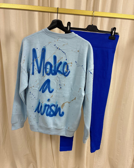 Make A Wish Sweatshirt Legging Set Adults