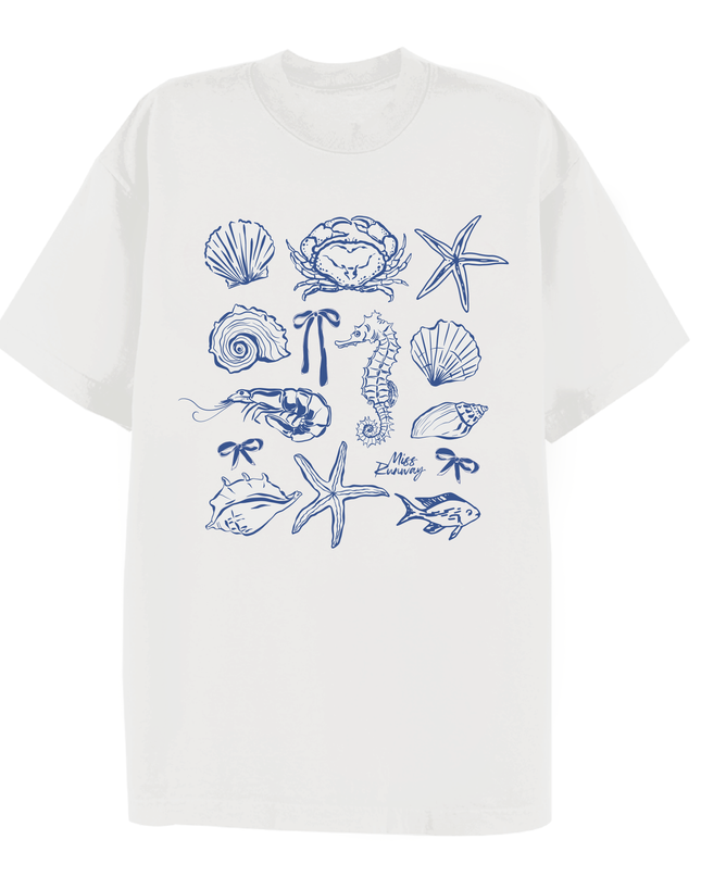 Seashore Vibes Printed T-shirt Adult