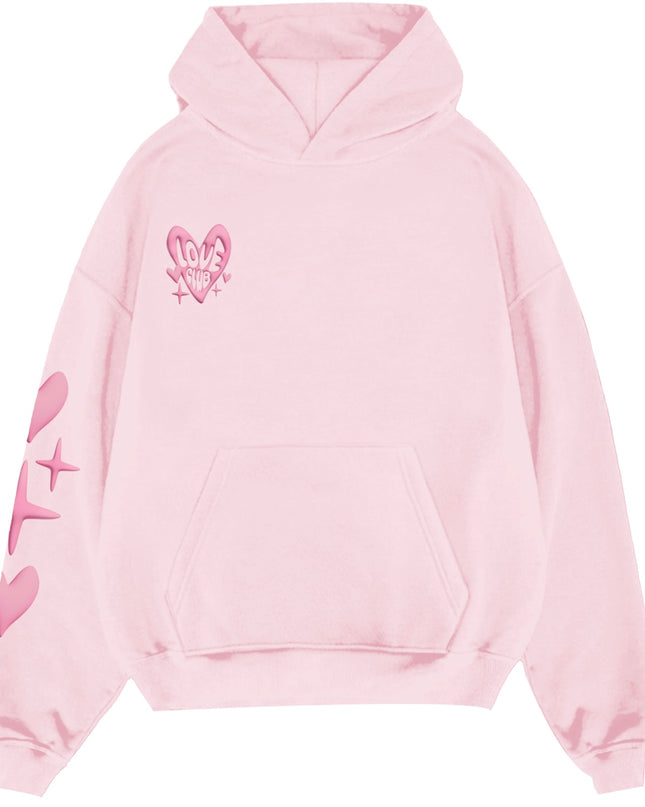 Love Club Hoodie Pink