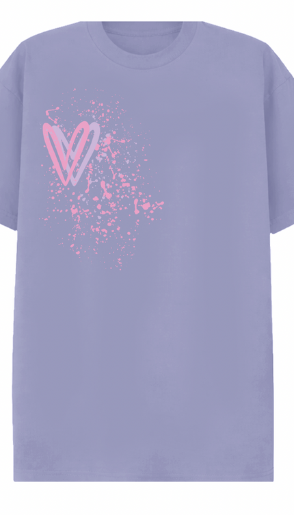 Pastel Heart Printed T-shirt – image 6