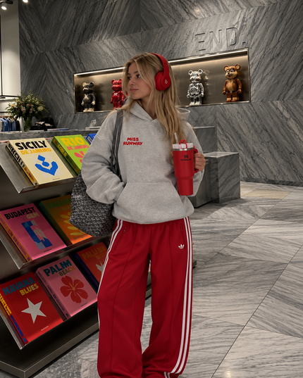 Edit 1 Hoodie Grey/Red Kids