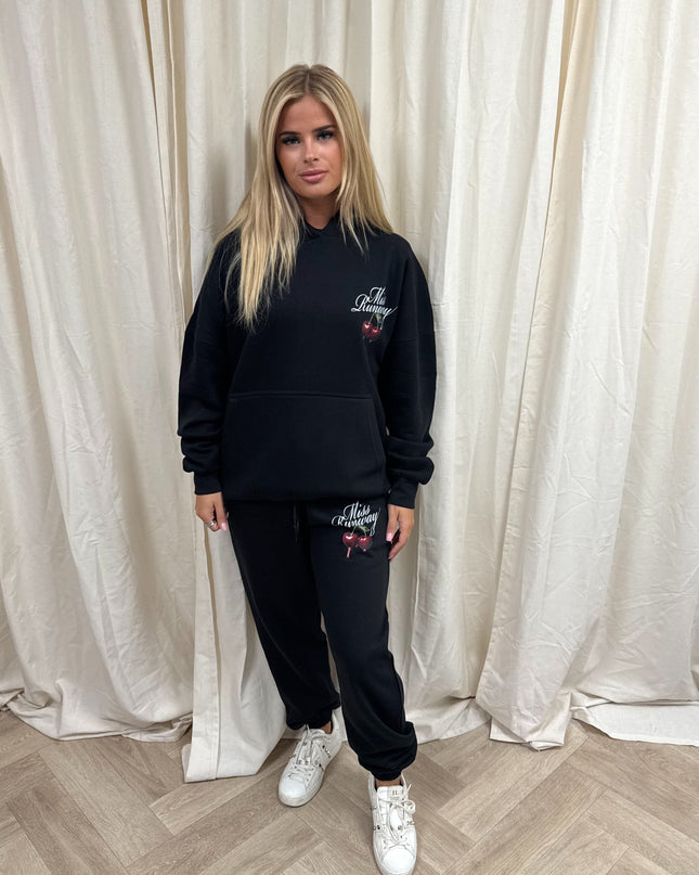 Miss Runway Leopard Star Hooded Tracksuit