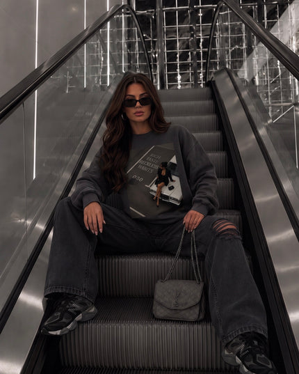 Rich Taste Reckless Habbits Sweatshirt – adult printed sweatshirt by Miss Runway
