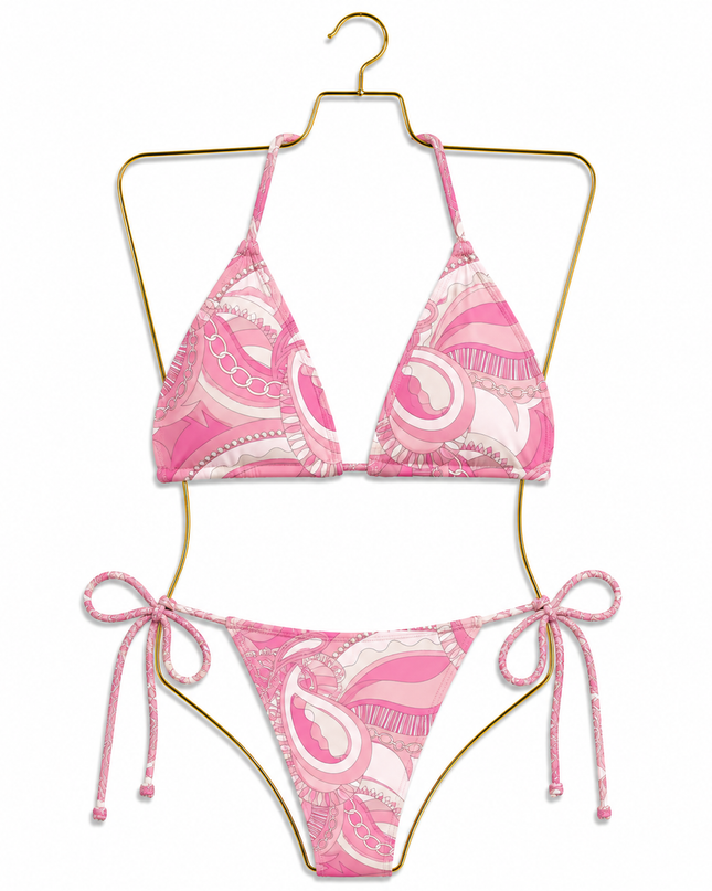 Endless Opulence Mesh Bikini Pink (Pre order 15th June)