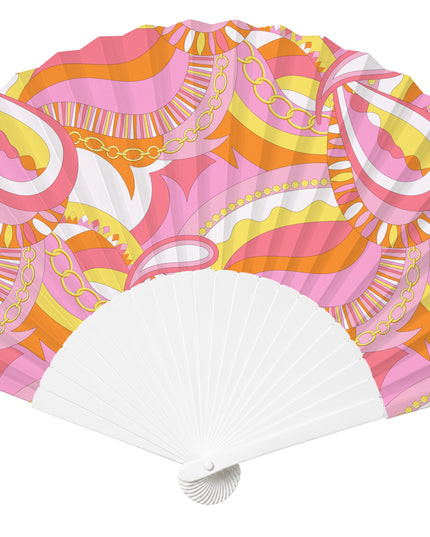 Endless Opulence Large Fan Pink & Orange Pre Order 23rd June