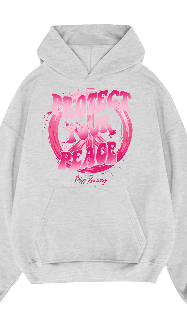 Pink Protect Your Peace Hoodie by Miss Runway – image 2