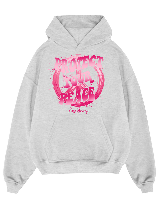 Pink Protect Your Peace Hoodie Adults