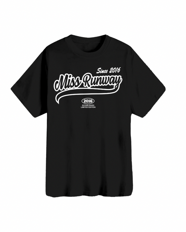 Miss Runway Varsity Printed T-shirt Adult