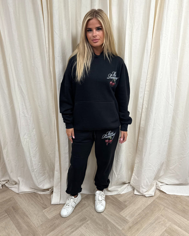 Miss Runway Leopard Star Hooded Tracksuit