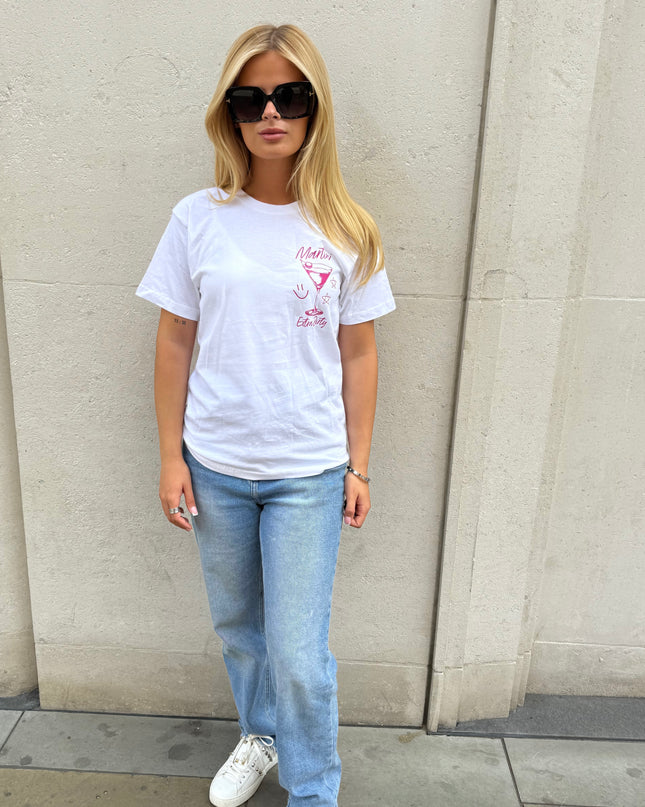 Cocktail Bar Printed T-shirt Adult