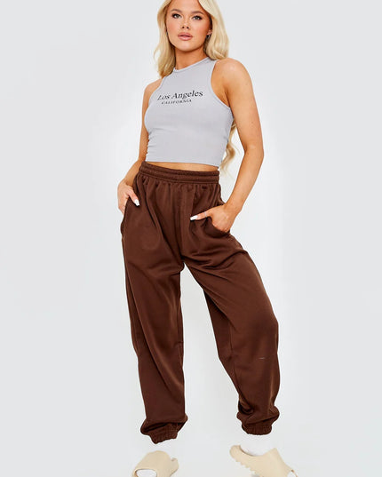 Basic Essentials Brown Joggers
