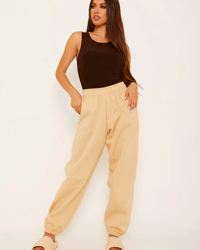 Basic Essentials Beige Joggers