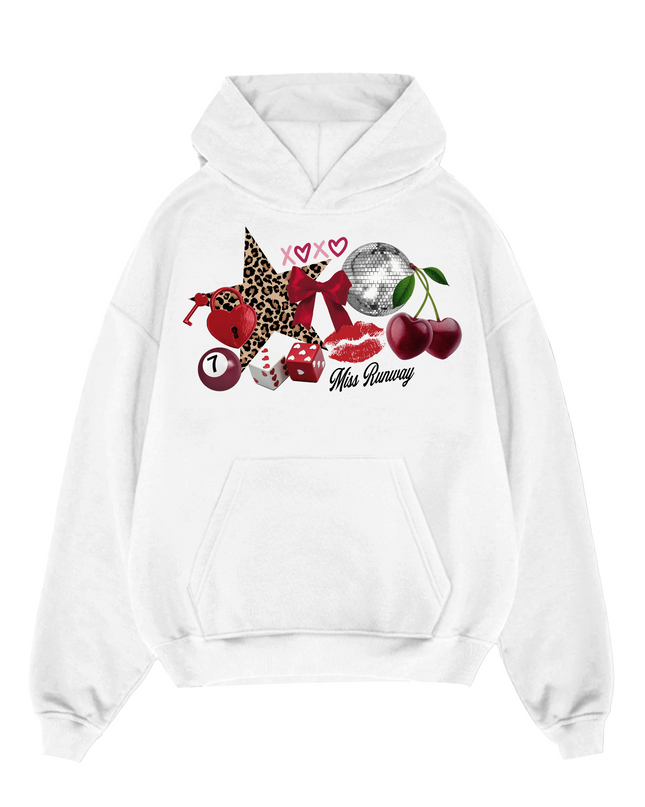 Leopard Star, Cherry, Lips Hoodie Adults