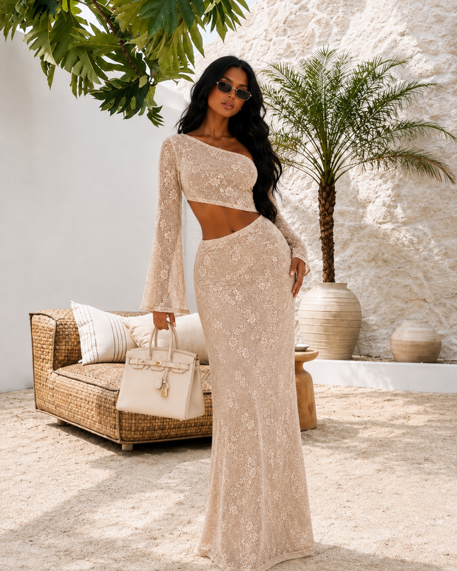 Sun-kissed Soleil Lace Co-ord Beige (Pre order 28th June)