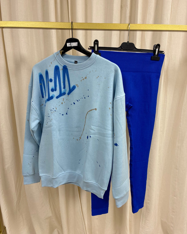 Make A Wish Sweatshirt Legging Set Adults