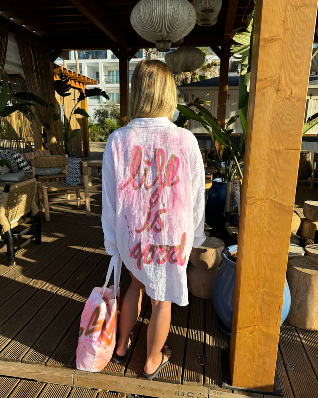 Life Is Good Beach Shirt