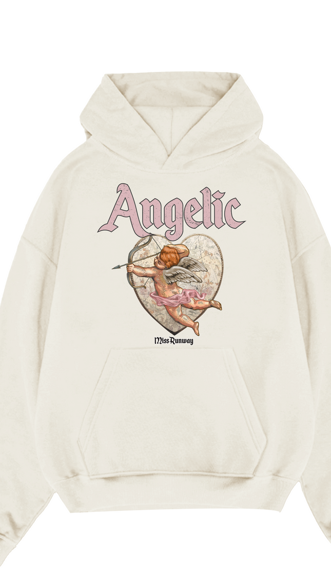 Angelic Hoodie – adult printed hoodie by Miss Runway