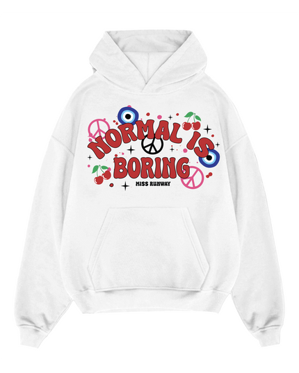 Normal Is Boring Hoodie Adults