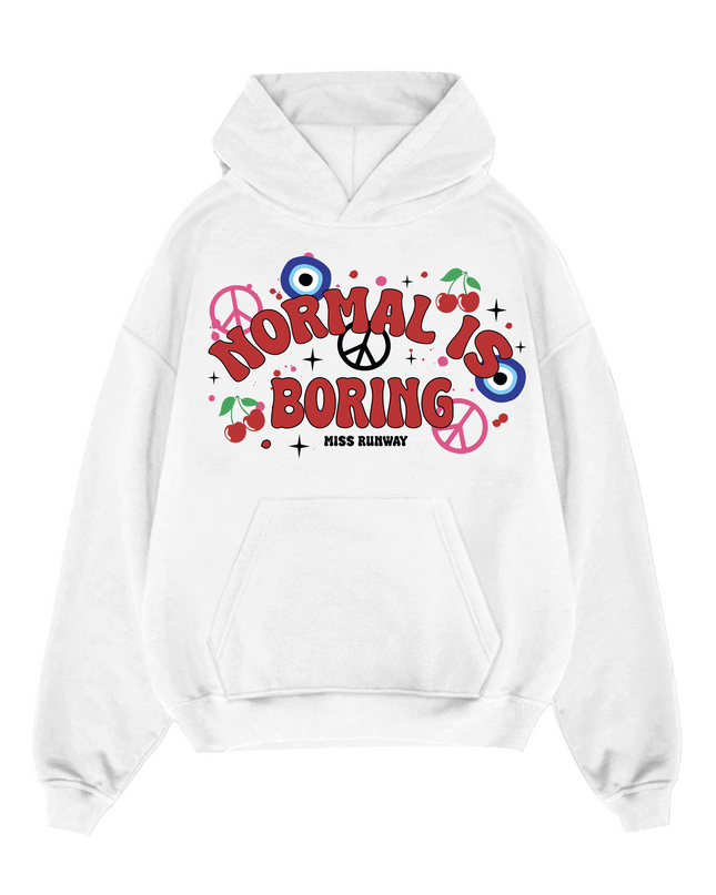 Normal Is Boring Hoodie Adults