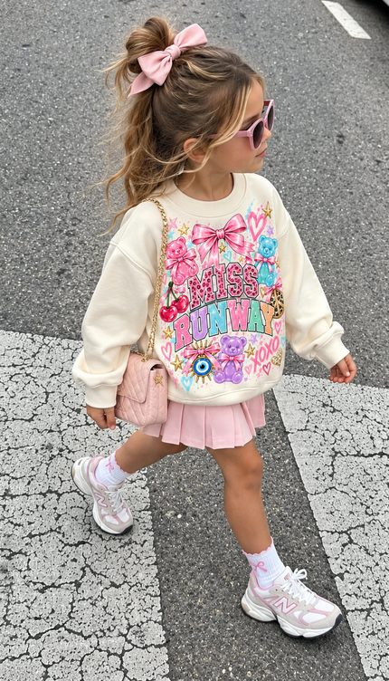 Bow & Teddy Club Sweatshirt