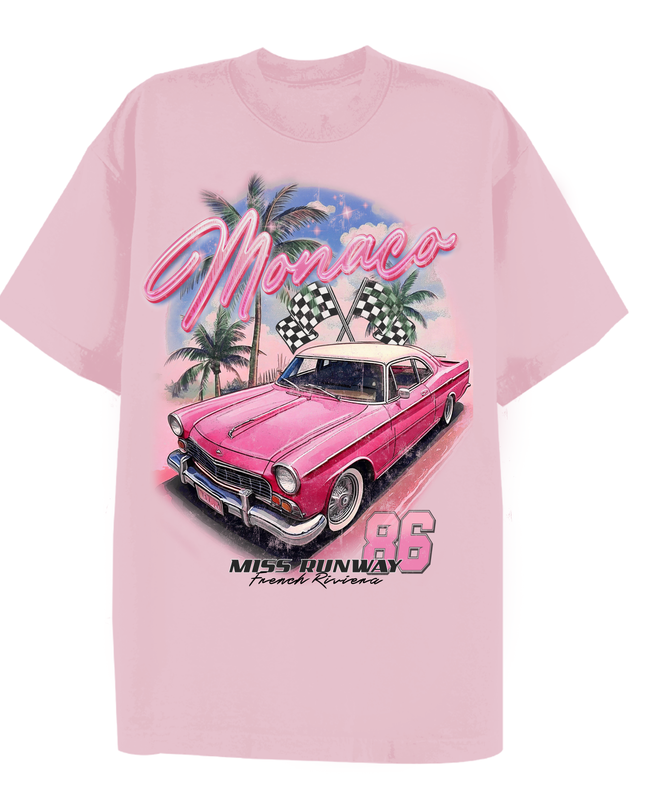 Monaco Printed T-shirt Adult