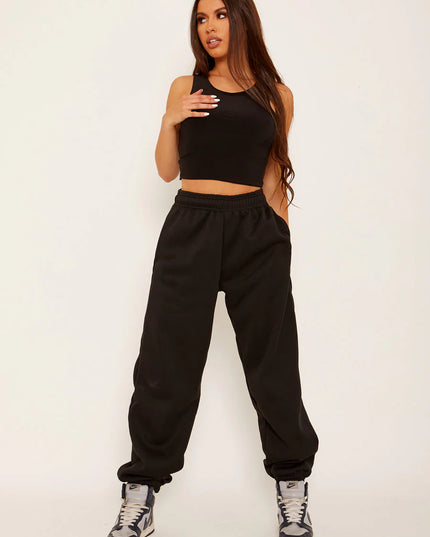 Basic Essentials Black Joggers