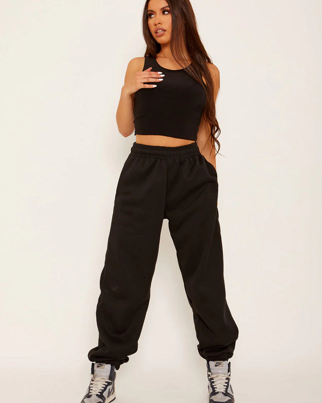 Basic Essentials Black Joggers
