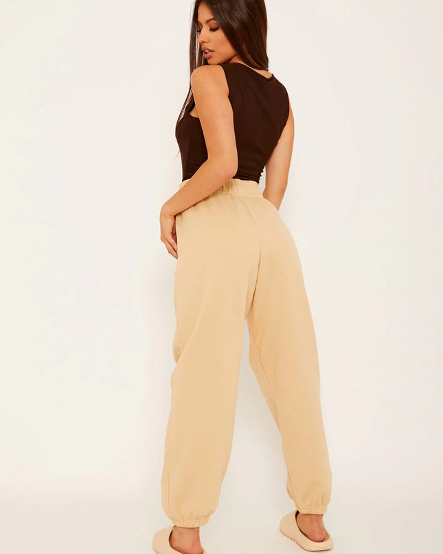 Basic Essentials Beige Joggers