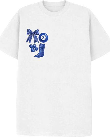 Paisley Reverie T-shirt Royal Blue