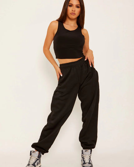 Basic Essentials Black Joggers