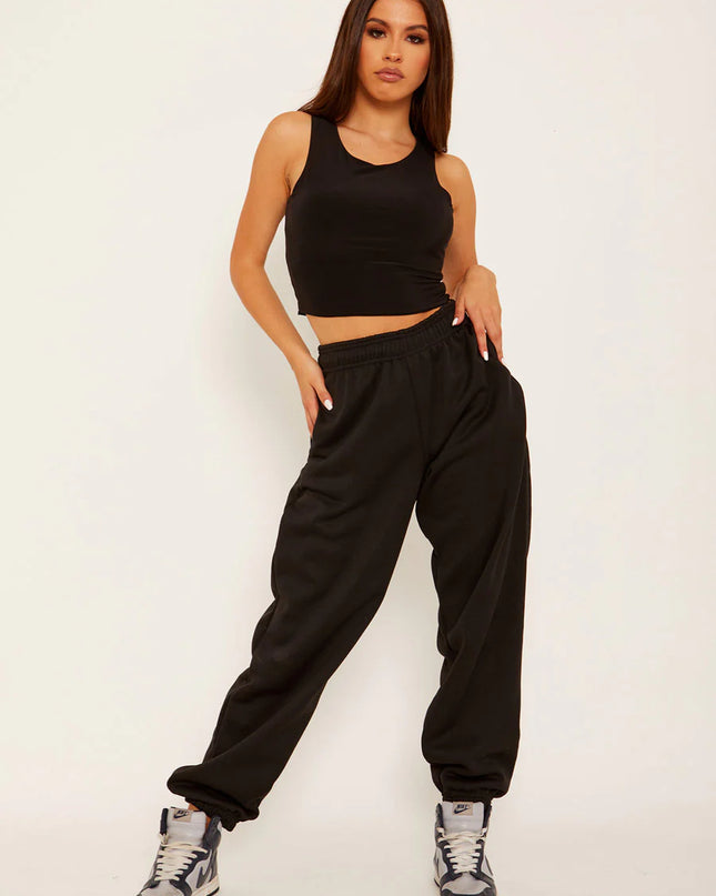 Basic Essentials Black Joggers