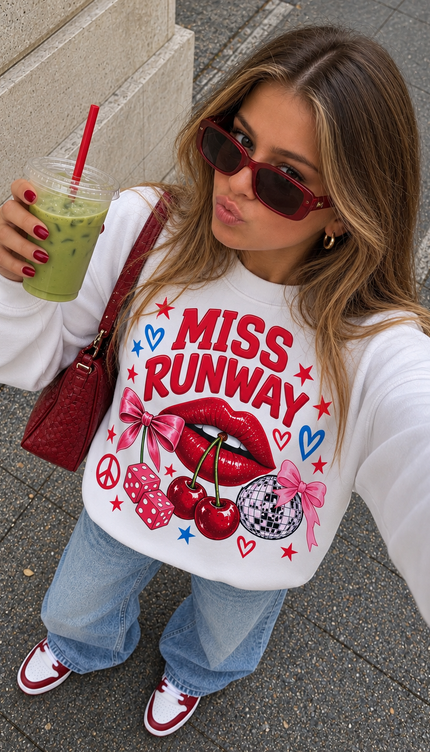 Cherry Bomb Kisses Sweatshirt