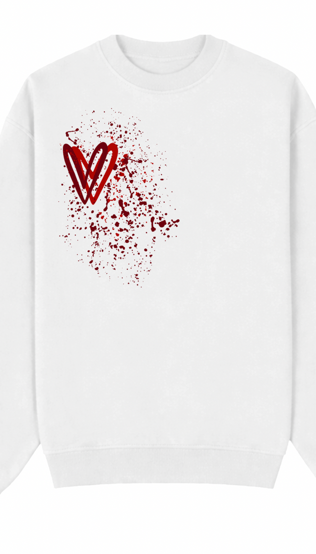 Red Heart Printed Sweatshirt by Miss Runway – image 2