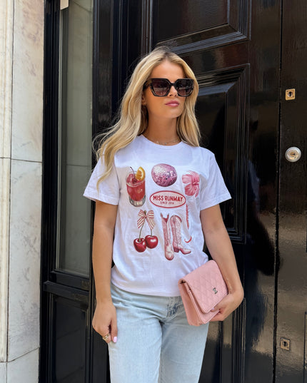 Summer Disco Printed T-shirt Adult