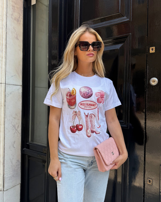 Summer Disco Printed T-shirt Adult