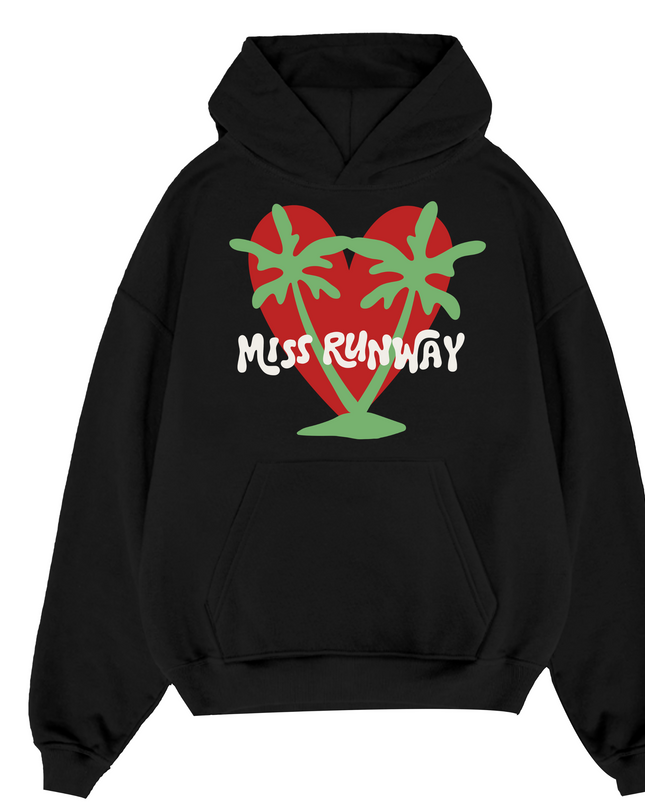 Miss Runway Palm Hoodie Adults