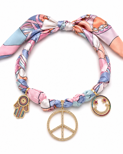 Endless Opulence Bandanna Choker Pastel