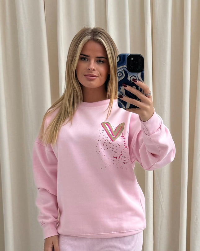 Life Is Good Printed Sweatshirt Adults