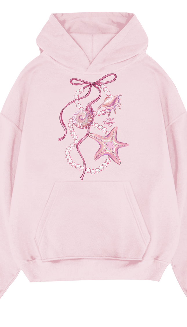 Ribbons And Pearls Hoodie – adult printed hoodie by Miss Runway