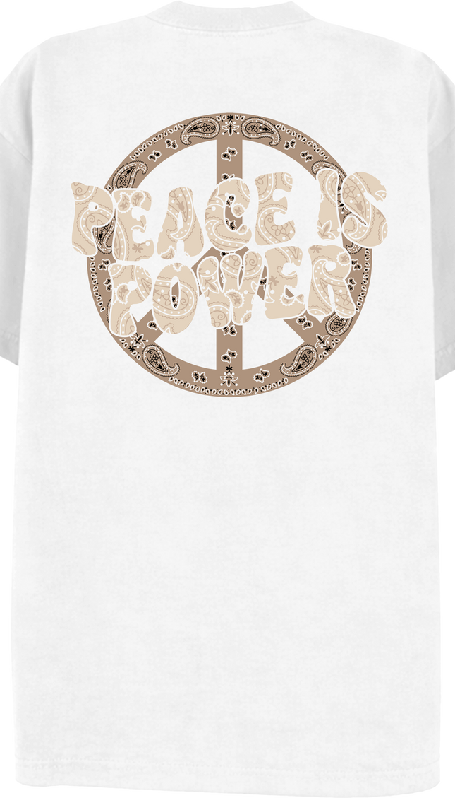 Peace Is Power T Shirt – adult printed t-shirt by Miss Runway